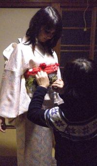 Bérénice en costume japonais