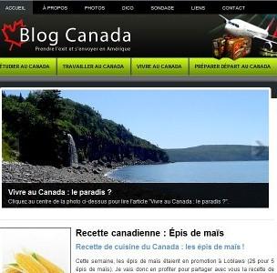 Blog canada : partir étudier,voyager, vivre au Canada