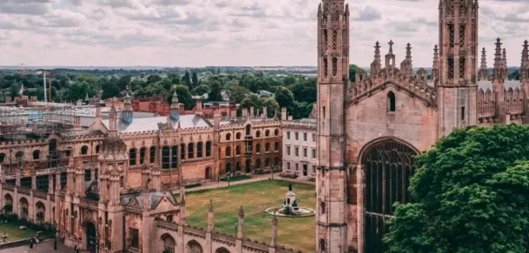 L'université de Cambridge en Angleterre